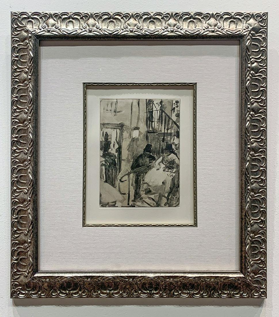 Edgar Degas ‘Dancers Coming Down the Staircase’ Numbered Etching – 19.25x21.5 (1 of 8)