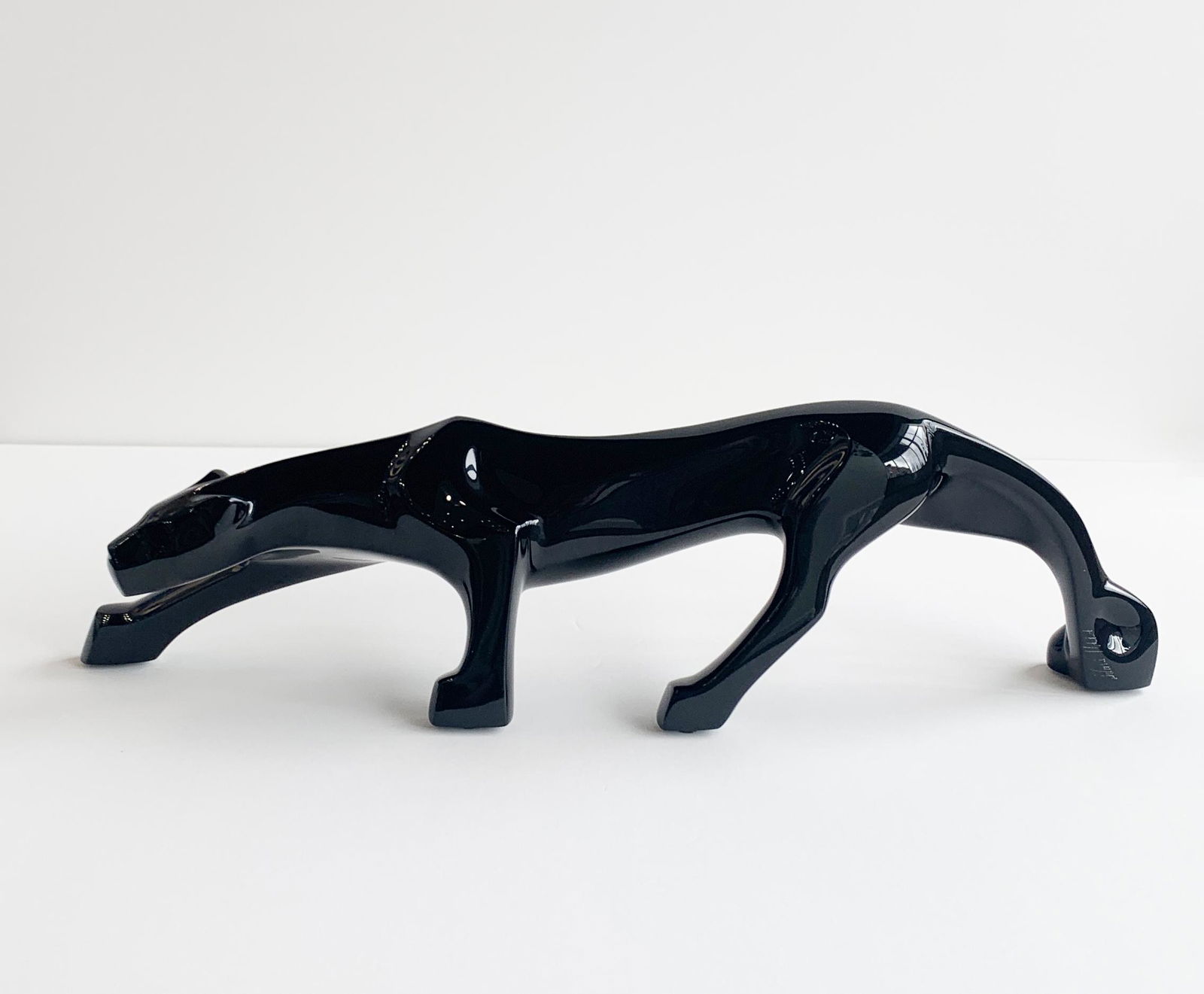 Shlomi Haziza ‘Black Panther Sculpture’ Acrylic Sculpture – 24x7x6 (1 of 7)