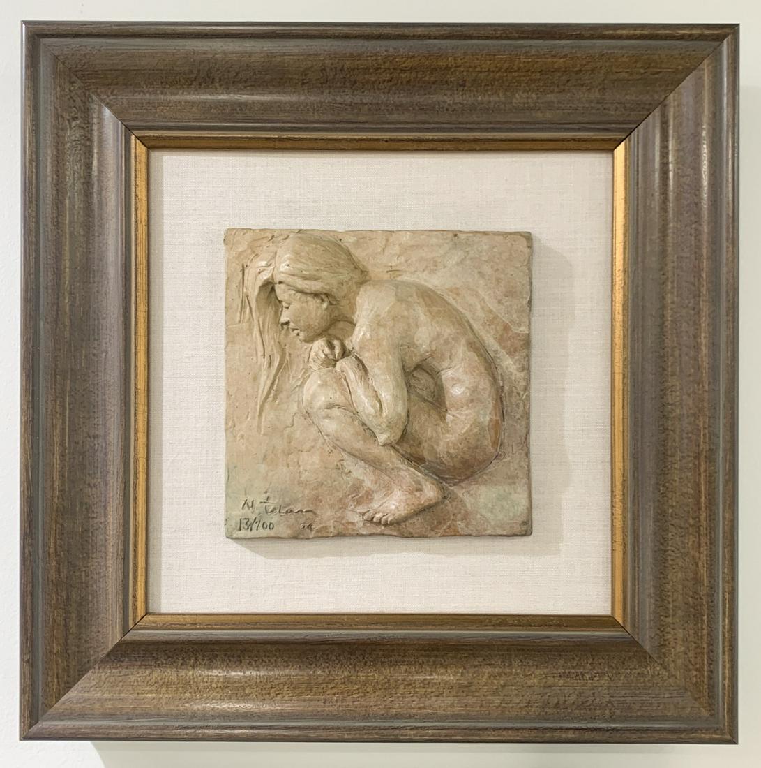 Nguyen Tuan ‘Expressions’ Bronze Wall Sculpture – 18x18x2 (1 of 4)