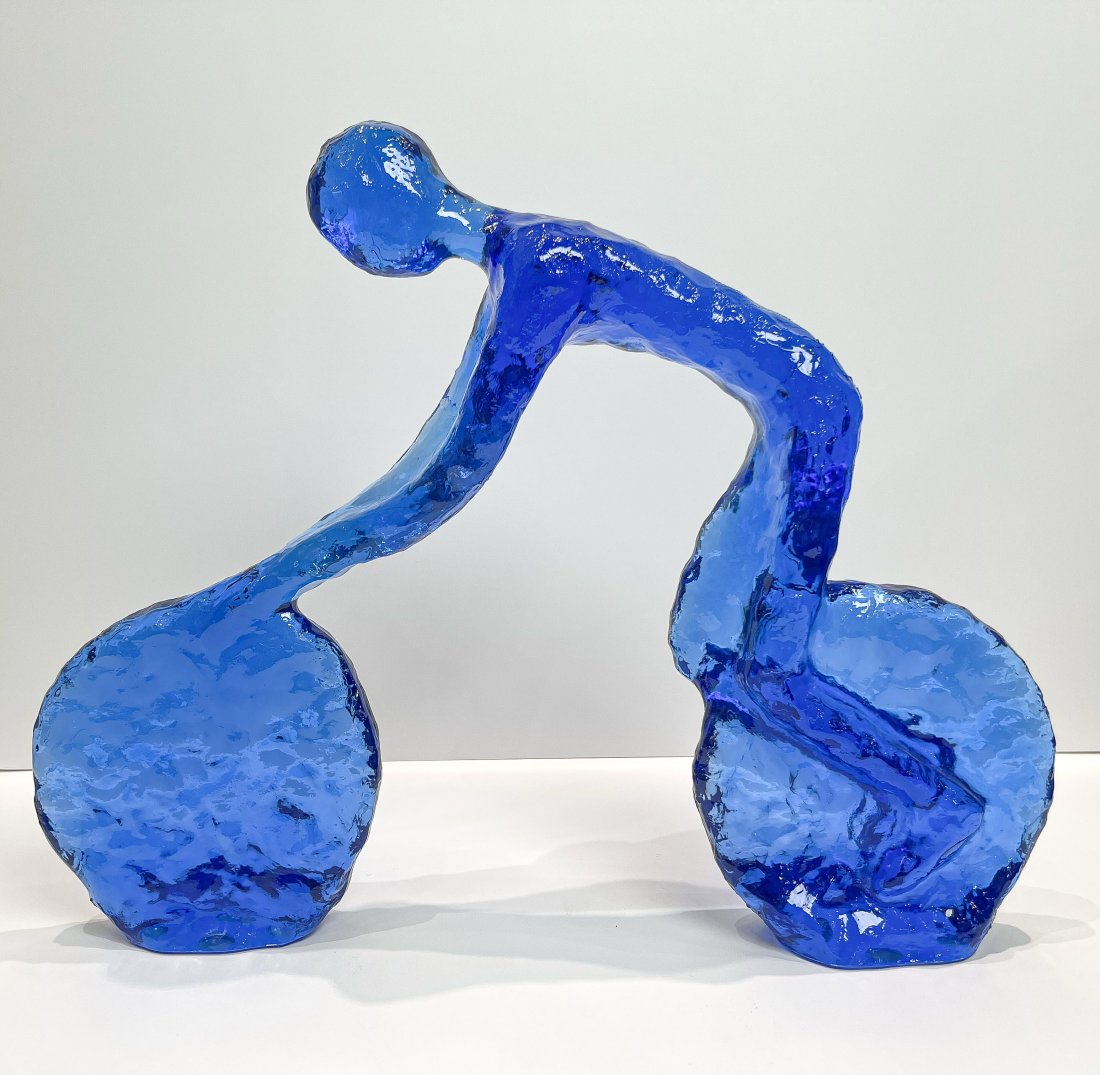 Shlomi Haziza ‘Blue Biker’ Acrylic Sculpture – 22x17x3: Artist: Shlomi Haziza (b. 1969) IsraeliTitle: Blue BikerMedium: AcrylicSculpture Size: 22” W x 17” H x 3” DÂ© 2023 Art Leaders Gallery | All Rights Reserved