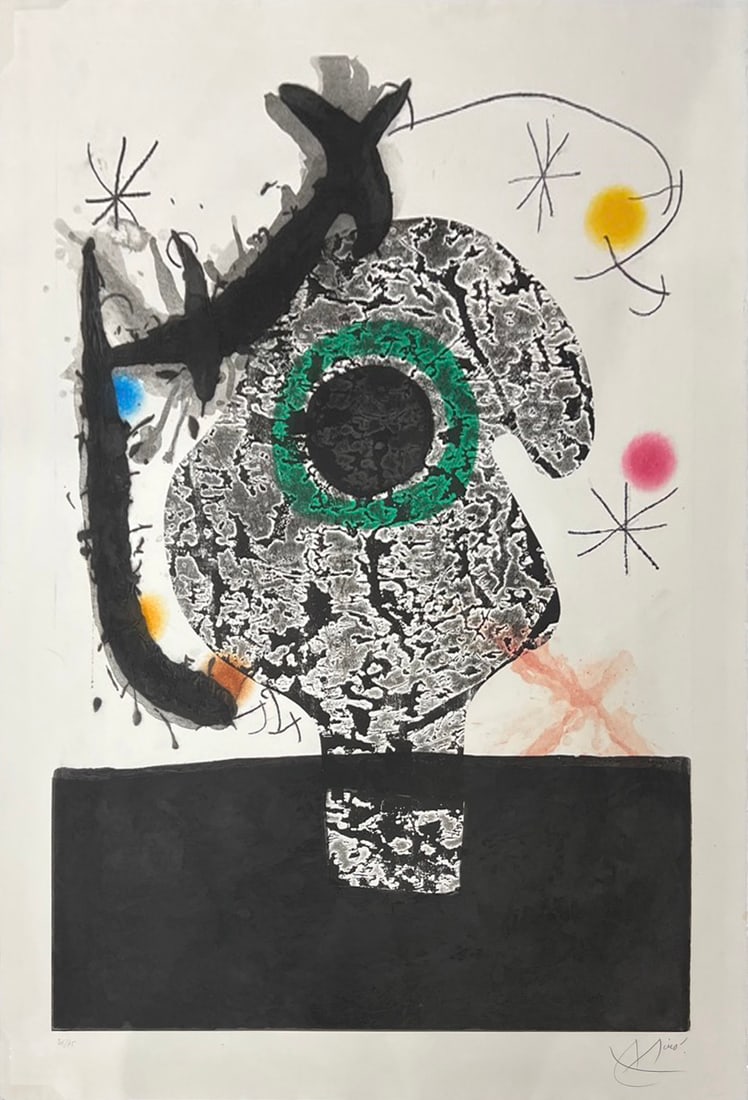 Joan Miro ‘Polypheme’ Signed & Numbered Etching – 29.5x41 (1 of 9)