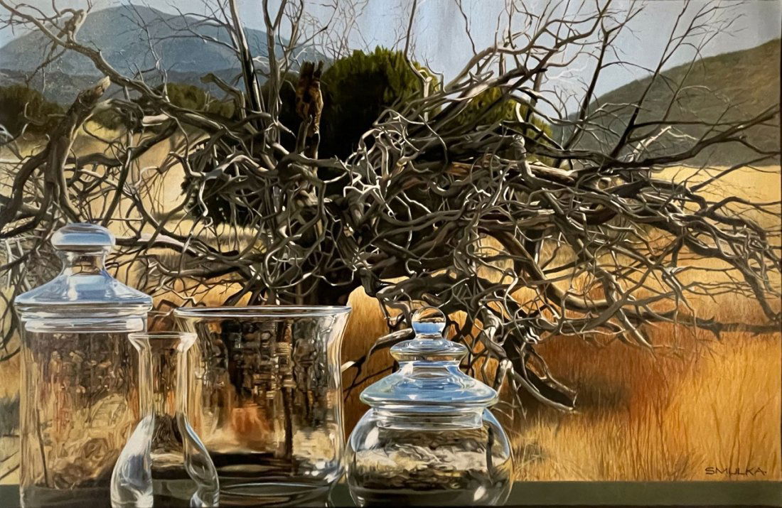 Steve Smulka ‘Deadwood’ Signed & Numbered Print – 46x22: This lot includes FREE domestic shipping.Artist: Steve Smulka (b. 1949 -) AmericanTitle: DeadwoodMedium: Photo-realistic Giclee on CanvasSize: 46” x 22”Limited Edition: #6/95Signature: Sig