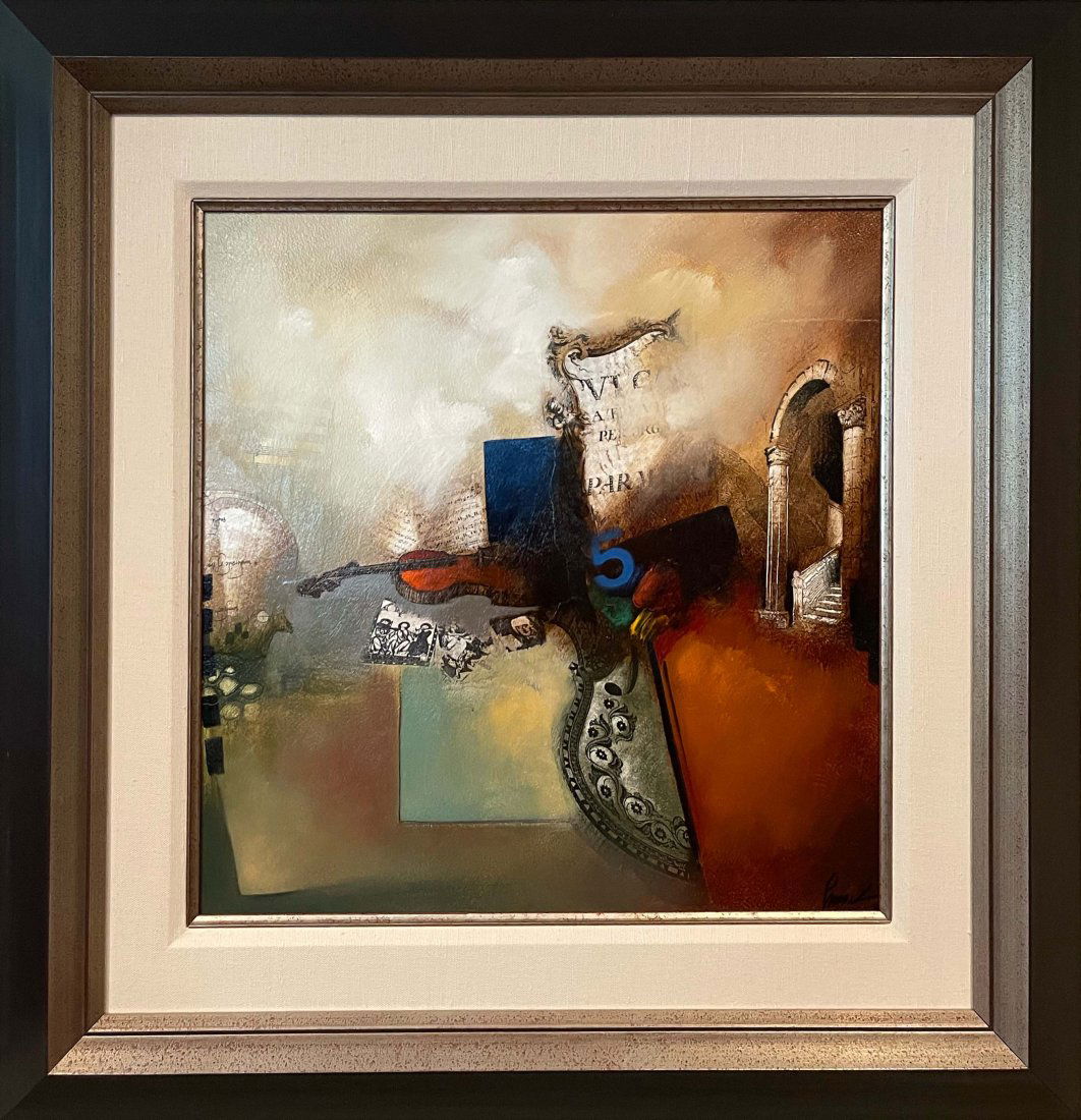 Emanuel Mattini ‘Melodium MM2’ Original Signed Painting – 30x30 (1 of 5)