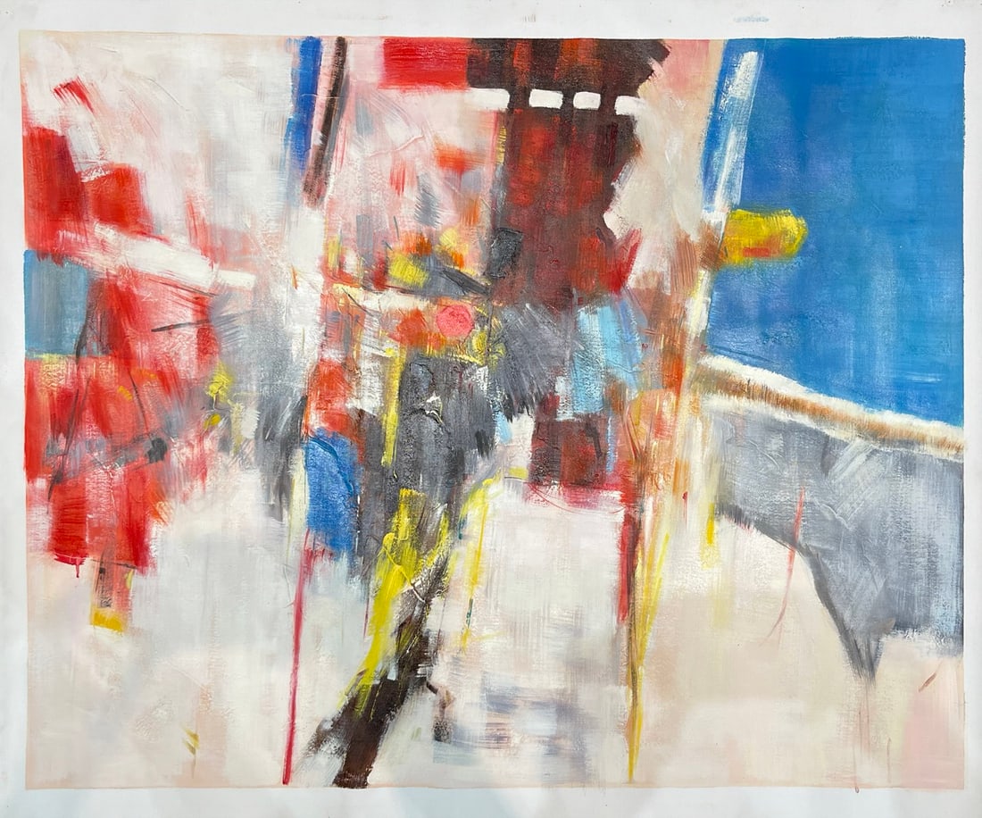 Unknown Decorative Abstract Painting - 32x40 (1 of 5)