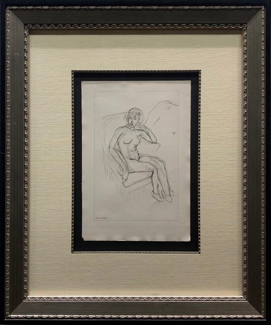 Henri Matisse ‘Planche X’ Numbered Lithograph 19.5x23 (1 of 8)