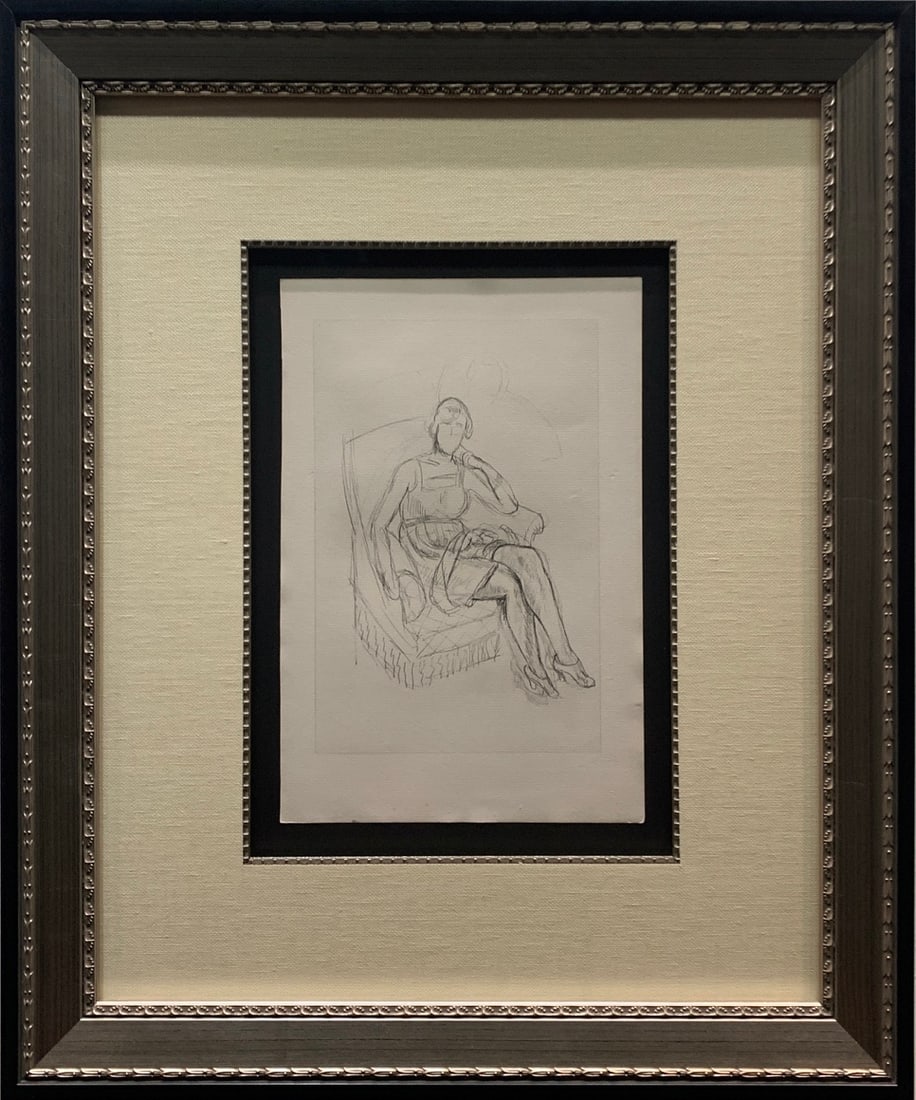 Henri Matisse ‘Planche XI’ Numbered Lithograph 19.5x23 (1 of 8)