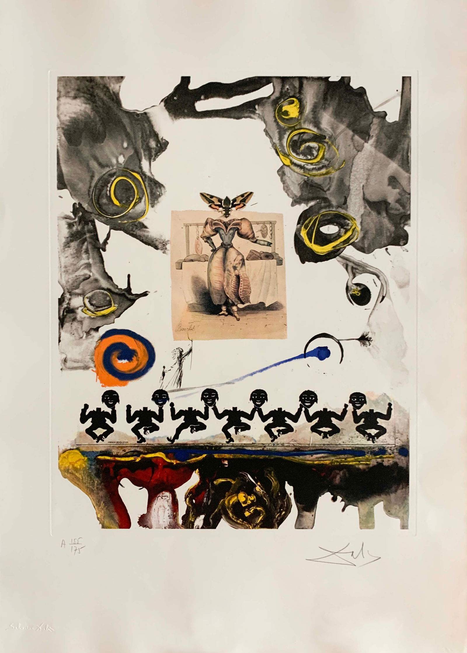 Salvador Dali ‘Surrealistic Gastronomy’ Signed & Numbered Lithograph – 21x30 (1 of 11)