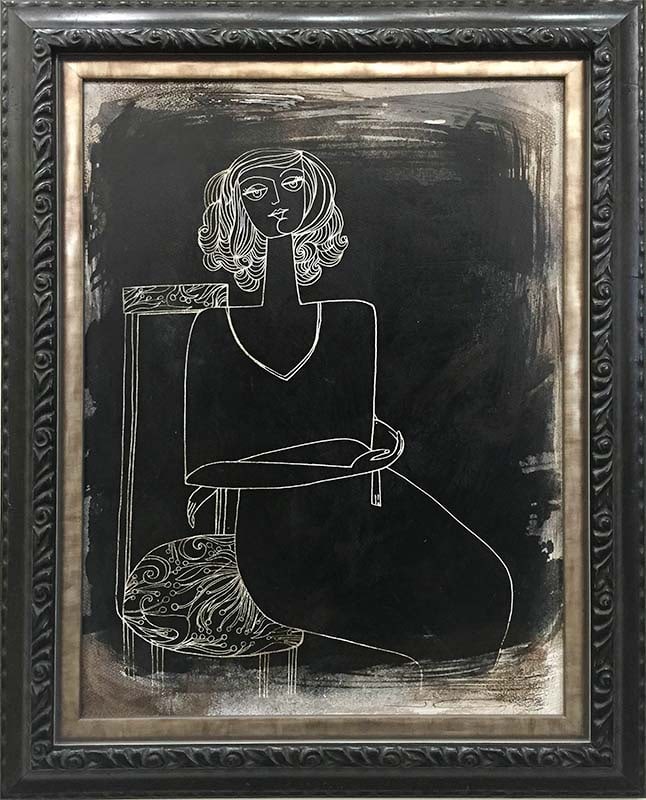 Jinous Kani ‘Soul I’ Original Signed Mixed Media – 24x30 (1 of 6)