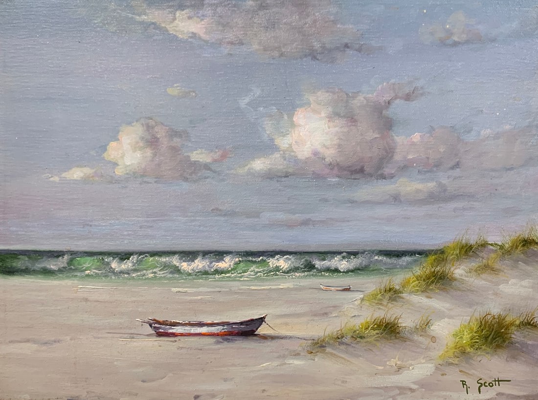 R. Scott ‘Solitude’ Original Signed Painting – 16x12 (1 of 5)