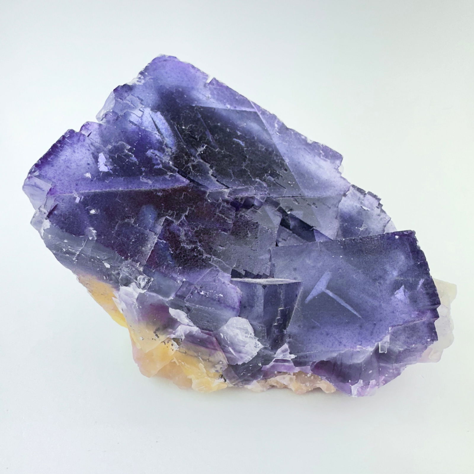 Purple Fluorite Geode  - 5x6.5x3.5 (1 of 5)