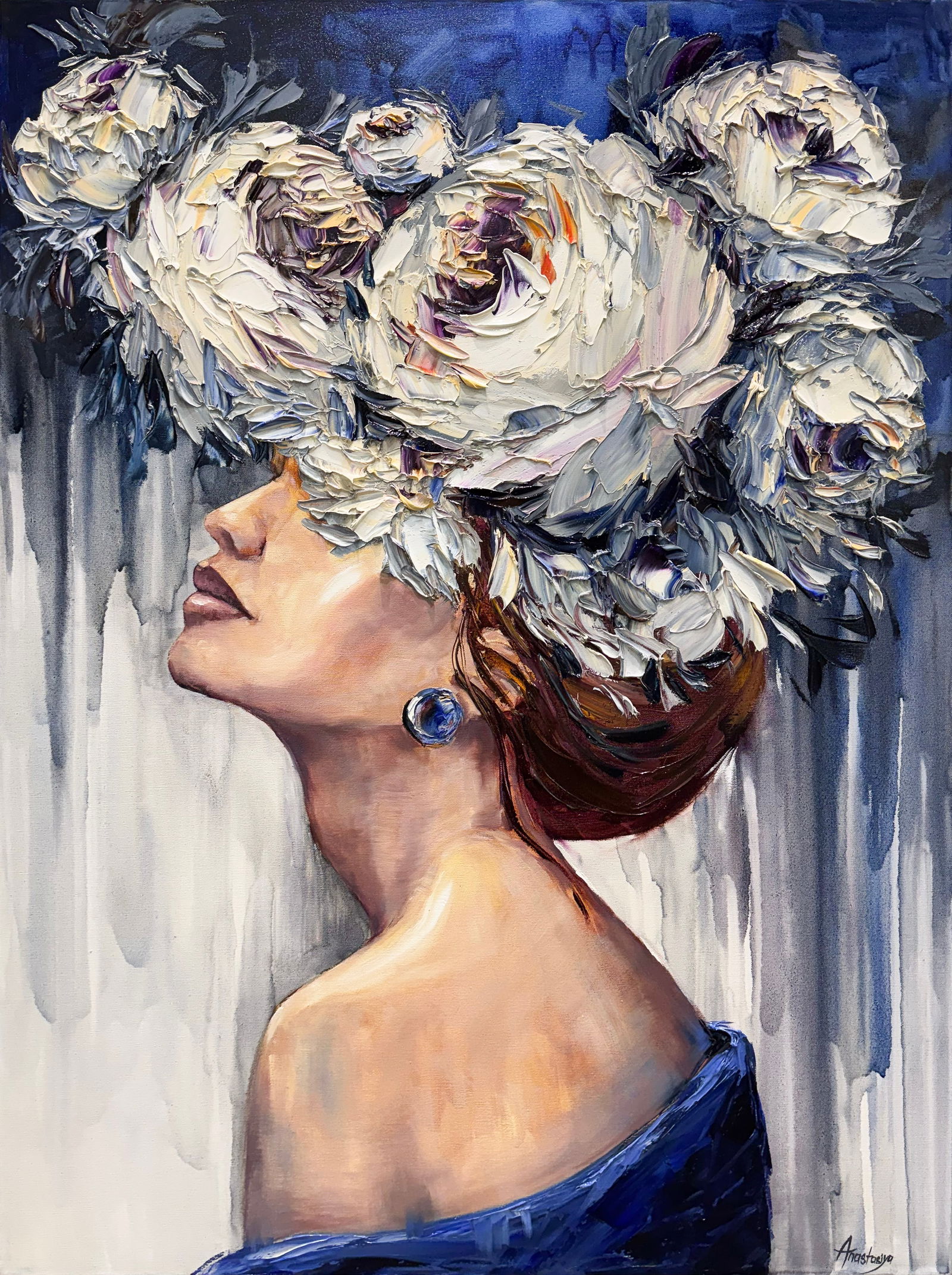 Anastasiya Skryleva 48x36 Original Figurative Painting (1 of 5)