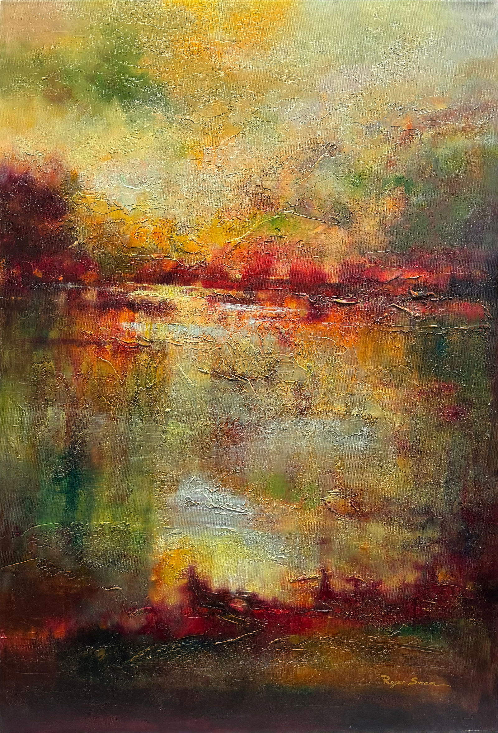 Roger Swan 24x36 Original Landscape Painting (1 of 3)