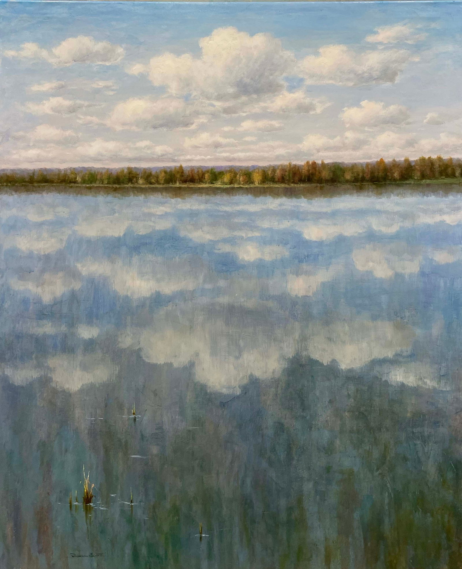 R. Scott 36x45 Large Original Signed Painting  (1 of 4)