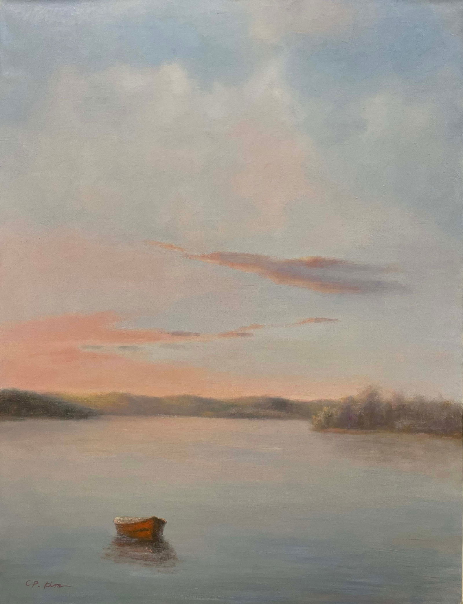 C.P. Kim 36x48 Large Original Signed Painting  (1 of 6)