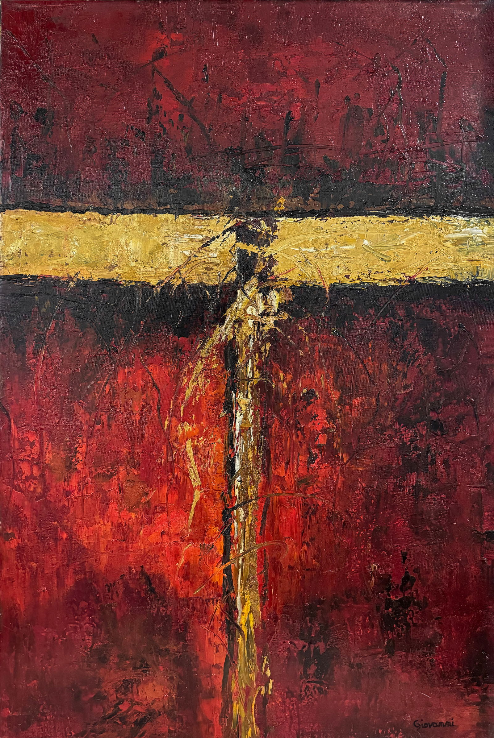 Giovanni 24x36 Signed Original Abstract Painting  (1 of 4)