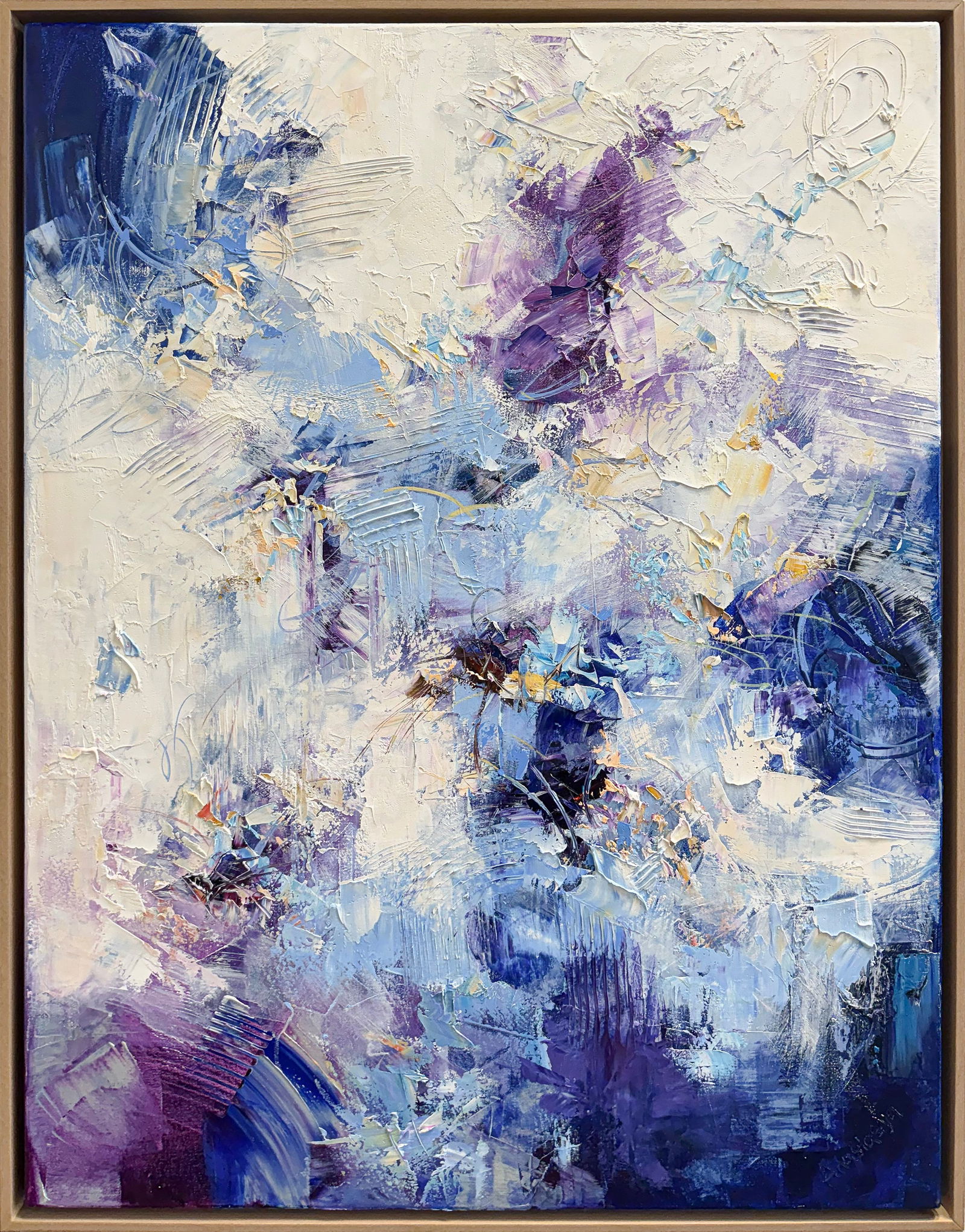Anastasiya Skryleva 41.75x31.75 Framed Abstract Painting (1 of 5)