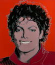 Andy Warhol (After) 33 7/8 x 39 7/8  Michael Jackson Embellished Print