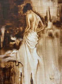 Payne G. 30x40 Original Female Figure Painting