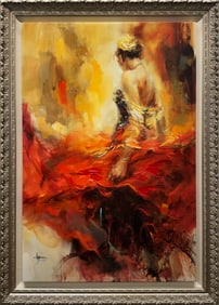 Anna Razumovskaya 46x54 Framed Hand-Signed Embellished LE