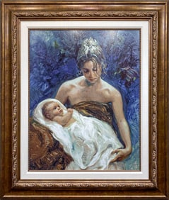 Jose Royo ‘Genesis’42x50 Framed, Signed, & Numbered Serigraph
