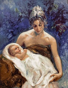 Jose Royo ‘Genesis’ 28.75x36.25 Signed & Numbered Serigraph