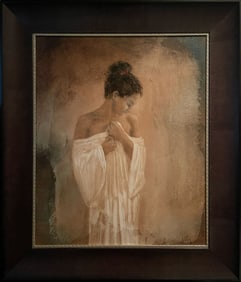 Josep Domenech 31x35 Framed Original Signed Painting