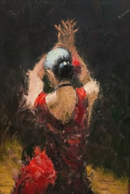 Merida Josiah Large 46x70 Original Painting on Canvas