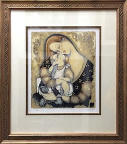Rajka Kupesic 26x31 Framed, Hand signed & numbered serigraph