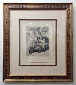 Pierre Auguste Renoir 21.5x24.5 Framed Heliogravure