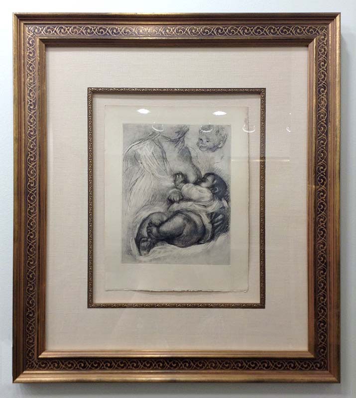 Pierre Auguste Renoir 21.5x24.5 Framed Heliogravure (1 of 3)