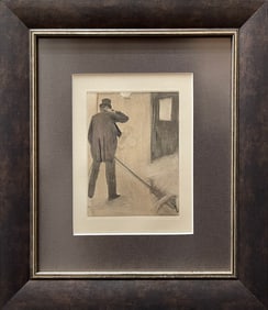 Edgar Degas 13x15 Framed Soft-Ground Etching
