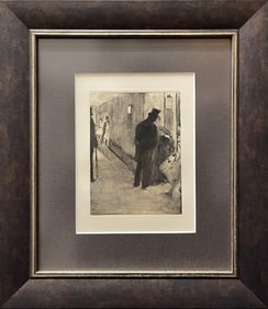 Edgar Degas 13x15 Framed Soft-Ground Etching