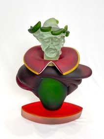 Bronislaw Giefert 14h Hand-Made Glass Sculpture