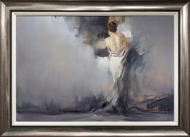 Yosia Lin 44x32 Framed Original Signed Painting