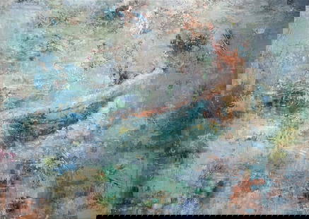 Seth Wong 44x32 Original Signed Painting: Artist: Seth Wong (b.1970) Chinese  Title: Beauty in the Mist I Medium: Oil on Canvas Canvas Size: 44 w x 32 h Edition: Original Signature: Front, bottom left corner Certificate of Authenticity and Ga
