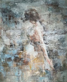 Seth Wong 34x46 Original Signed Painting