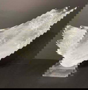 Michael Wilkenson 17x16x7 Signed Limited Edition Acrylic Sculpture: Artist: Michael Wilkenson (b.1949) American  Title: Graces Medium: Clear Acrylic Lucite Size: 17 w x 16 h x 11 d Edition: 130/300 Year: 1987 Signature: Signed on the lower backside of sculpture Certif