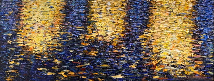 Konstantin Savchenko 60x24 Original Textured Abstract Seascape