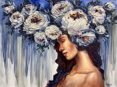 Anastasiya Skryleva 48x36 Original Figurative Painting