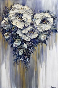 Anastasiya Skryleva 24x36 Original Textured Floral Painting