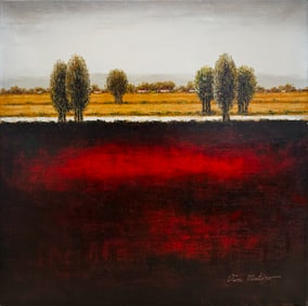 Van Matino 30x30 Signed Original Landscape Painting