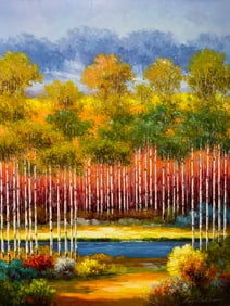 Van Matino 36x48 Signed Original Landscape Painting