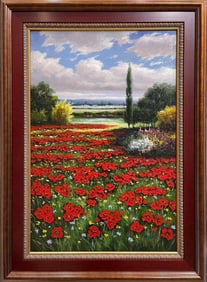 Kensett 30x40 Original Landscape Painting