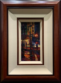 Michael Flohr 17x23 Framed Original Painting