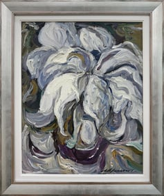 21.5 x 25.5 Framed Original Floral Painting