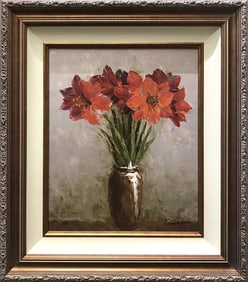 Jamie Lisa 25x29 Framed and Signed Original Painting