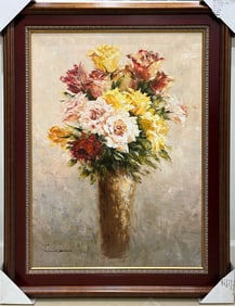 Jamie Lisa 39x49 Framed & Signed Original Painting