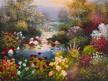 Evans 48x36 Original Oil Painting