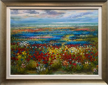 Evans 57 x 44 Original Landscape Oil Painting