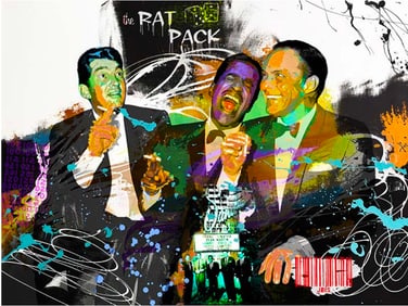 Bisaillion Brothers 48x36 Embellished Signed Unique Giclee